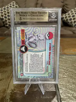 Pokemon Mewtwo Topps Chrome #150 Beckett Gem Mint 9.5. 2000 Vintage Holo Foil NM - Image 2