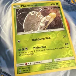Pokemon TCG Pheromosa Ultra Beast Basic Reverse Holo Rare 11/131 EN 2018 - Image 3
