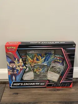 Pokemon TCG Hop's Zacian EX Box Factory Sealed - Image 1