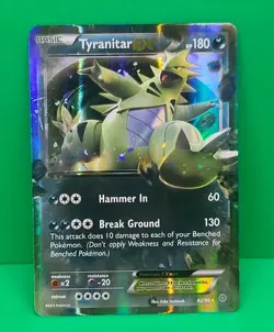 Pokemon XY Ancient Origins MINT Condition Tyranitar EX 42/98 Ultra Rare Card - Image 3