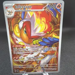 Infernape 173/167 Illustration Rare Twilight Masquerade Pokemon Card NM - Image 1