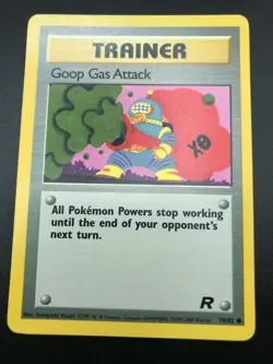 Goop Gas Attack 78/82 Common Team Rocket Unlimited Pokemon NM 2000 Vintage WOTC - Image 1