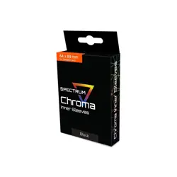 Chroma Opaque Black Back CCG Gaming Card Inner Sleeves Pack of 100 BCW Spectrum - Image 1