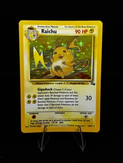 Pokemon TCG Fossil - Raichu (14/62) - MP - Image 1