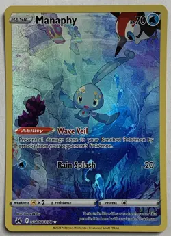 Pokemon Crown Zenith Manaphy GG06/GG70 Galarian Gallery Holo LP/NM - Image 1