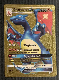 Charizard GX Premium Gold Foil Fan Art Collector Pokemon SV49 SV94 Smooth - Image 1