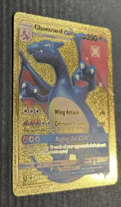 Charizard GX Premium Gold Foil Fan Art Collector Pokemon SV49 SV94 Smooth - Image 2