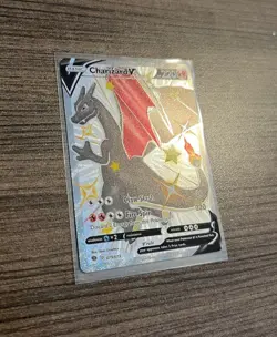 Pokemon Charizard V Secret Rare Full Art Holo Champions Path 79/73 Card LP - Image 2