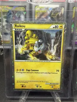 Suicune Black Star Promo Raikuo Black Star Promo Pokemon Card HGSS19 - Image 2