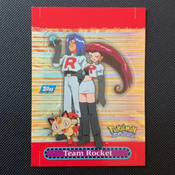Pokemon Topps Team Rocket Pop-Up 5 of 10 TV Animation 3 Card - Image 1