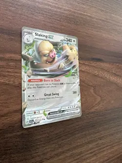 Pokemon Slaking ex 147/191 Sv08 Surging Sparks Double Rare Holo Full Art NM - Image 3