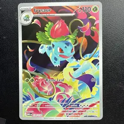 Pokemon TCG - Ivysaur 134/132 Mega Evolution Holo Rare Full Art NM 134/132 - Image 1