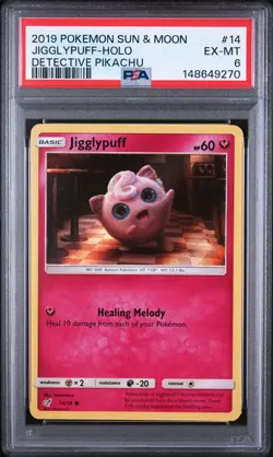 Jigglypuff - Pokemon Detective Pikachu #14 PSA 6.0 - Image 1