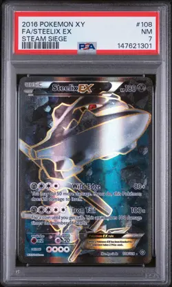 Steelix EX - Pokemon Steam Siege #108 PSA 7.0 - Image 1