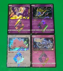 Rare Pokemon Lot of 4 Prism Star Cards Ditto, Giratina, Xerneas, Lunala NM Nice - Image 1