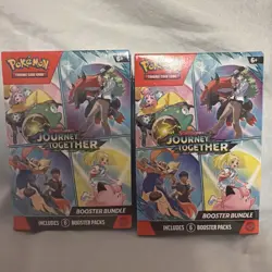 Journey Together Booster Bundle - Pokemon TCG - Sealed New - 6 Packs! - Image 1