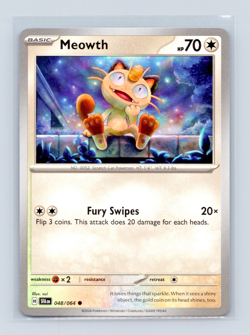 Meowth 048/064 Common SV: Shrouded Fable Pokemon TCG - Image 1