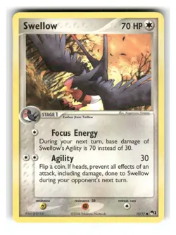 Swellow 15/17 Common POP Series 1 Pokemon Lightly Played - Image 1