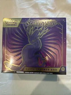 Pokemon Scarlet and Violet Base Elite Trainer Box ETB Miraidon Factory Sealed 820650853418 - Image 1