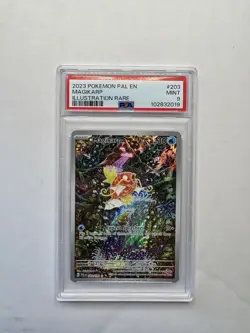 2023 POKEMON PAL EN-PALDEA EVOLVED ILLUSTRATION RARE #203 MAGIKARP PSA 9 - Image 1