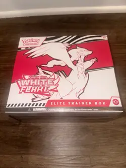Pokemon Scarlet & Violet White Flare Elite Trainer Box ETB Sealed - Image 1