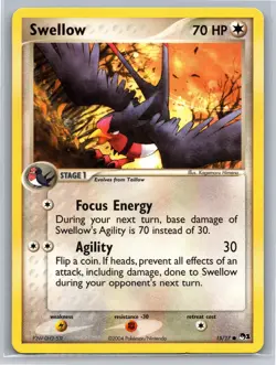 Swellow 15/17 Common Pokemon POP Series 1 Lightly played - Image 1