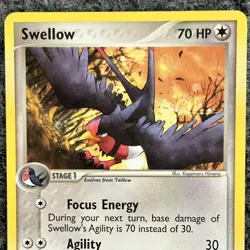 Pokemon POP Series 1 Swellow 15/17 Regular Common NM - Image 3