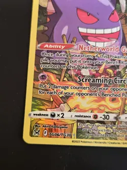 Pokemon TCG Gengar TG06/TG30 Lost Origin Trainer Gallery - Image 4