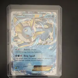 The Pokemon Company Vaporeon EX 24/83 Generations English Ultra Rare Holo 180 HP - Image 1