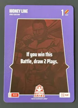 Money Line 2025 Bo Jackson Battle Arena Alpha Update Play Card SSP #PL-15 - Image 1