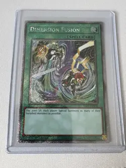 Dimension Fusion RA03-EN136 Platinum Secret Rare 1st Ed LP - Image 1