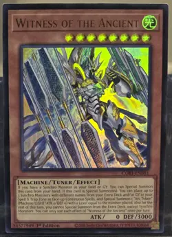 Yugioh Witness of the Ancient CORI-EN081 Ultra Rare 1st Edition | Read Descr. - Image 1