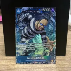 Mr 3 Galdino OP16-056 Alternate Art The Time of Battle One Plece - Image 1