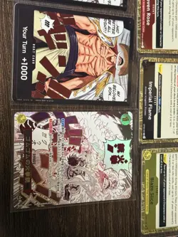 One Piece Card Lot With Japanese Manga Luffy - Image 5