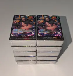 LOF OF 10 - SEALED - One Piece Starter Deck ST27 Blackbeard Marshall D Teach - Image 1