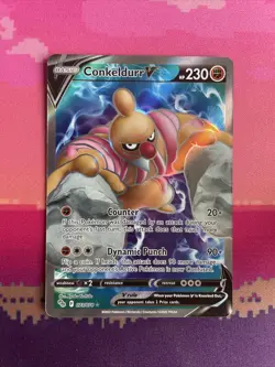 Pokemon Card Conkeldurr V 073/078 Ultra Rare 073/078 Near Mint - Image 1