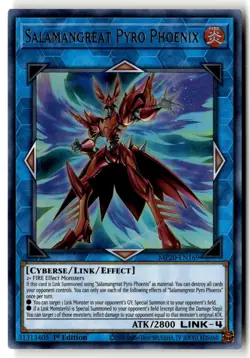 Salamangreat Pyro Phoenix MP20-EN169 Ultra Rare Yu-Gi-Oh 1st Edition LP - Image 1