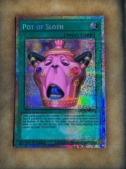 Yugioh Pot of Sloth CORI-EN061 Starlight Rare 1st Ed NM - Image 1