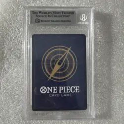 Monkey D. Luffy P-037 One Piece Promo Card TCG 1st Anniversary Stamp Foil PSA 9 - Image 2
