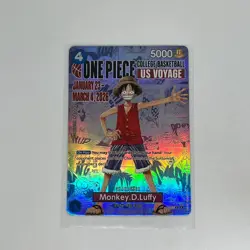 Monkey.D.Luffy COLLEGE BASKETBALL 2026 One Piece #P-055 Promo Comes in a case - Image 3