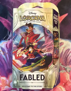 New Sealed Ravensburger Disney Lorcana TCG Fabled Starter Deck Emerald & Ruby - Image 1