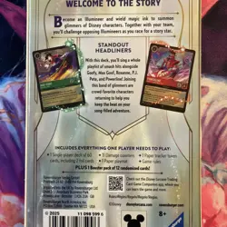 New Sealed Ravensburger Disney Lorcana TCG Fabled Starter Deck Emerald & Ruby - Image 3