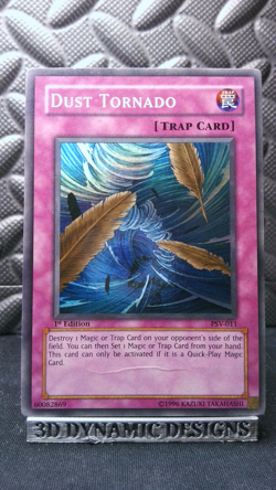 | Yugioh Dust Tornado PSV-011 1st Edition Super Rare Pharaohs Servant DMG 🔥 | - Image 1
