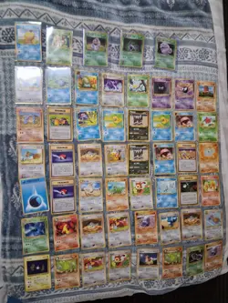 53Cards Japanese WoTC Pokemon Card Vintage Collection Lot Holo Rare Base Neo Gym - Image 1
