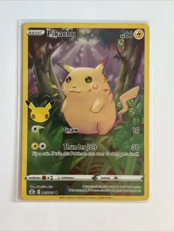 Pokemon Pikachu Celebrations Card 005/025 25th Anniversary Near Mint - Image 1