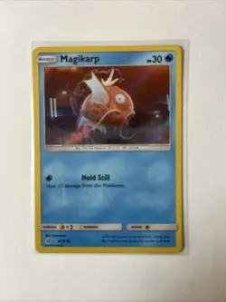 Pokemon TCG Magikarp Detective Pikachu Holo Card 8/18 Common - Image 1