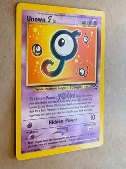 Unown J 38/53 Wizards Black Star Promo Regular Pokemon card Lightly Played / LP - Image 2