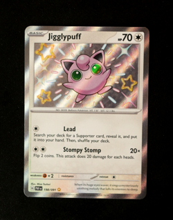 Pokemon Card TCG - Jigglypuff 198/091 - Paldean Fates - Baby Shiny Rare - NM ⭐ - Image 1