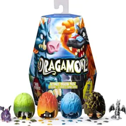 Ultimate Dragon 6-Pack, Collectible Figure and Trading Card Game, for Kids Ag... - Image 1
