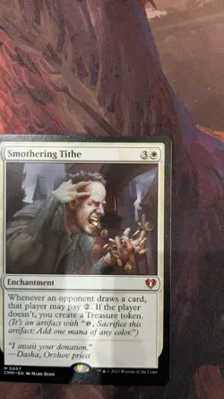 Smothering Tithe CMM 57 Regular Commander Masters MTG Magic - Image 5